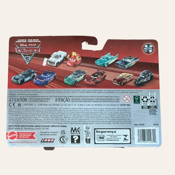 NIP DISNEY PIXAR CARS - 2PACK - CALEB WORLEY & JET ROBINSON - Picture 3 of 3